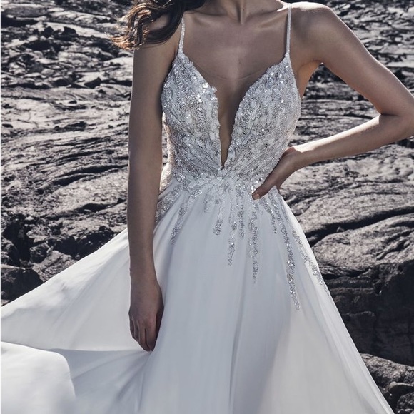 Calla Blanche Marianne Ivory Wedding Dress - Picture 6 of 9